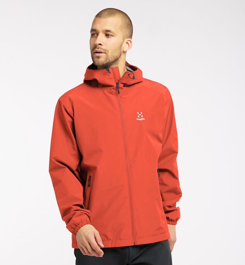 Haglöfs Mens Betula GTX Jacket Red New Zealand 59140TMUD